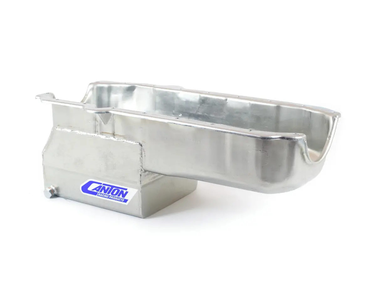 Canton Sbc Oil Pan - Wet Sump 80-85 Rh Dipstick 1