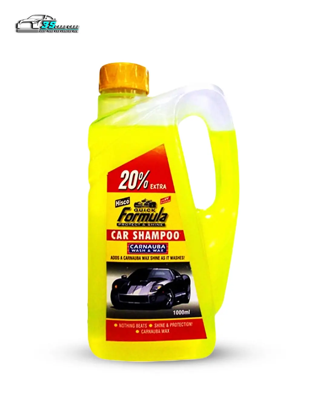 Formula Car Shampoo Carnauba Wash & Wax 1000Ml – High Foam | Ph Balanced | Deep Gloss & Protection 1