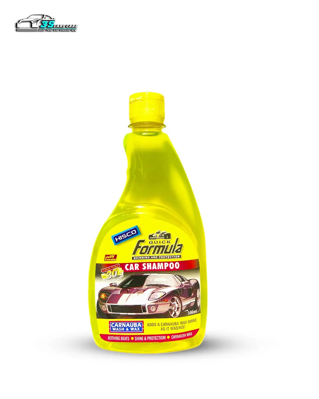 Formula Car Shampoo Carnauba Wash & Wax 500Ml – High Foam | Ph Balanced | Deep Gloss & Protection 1