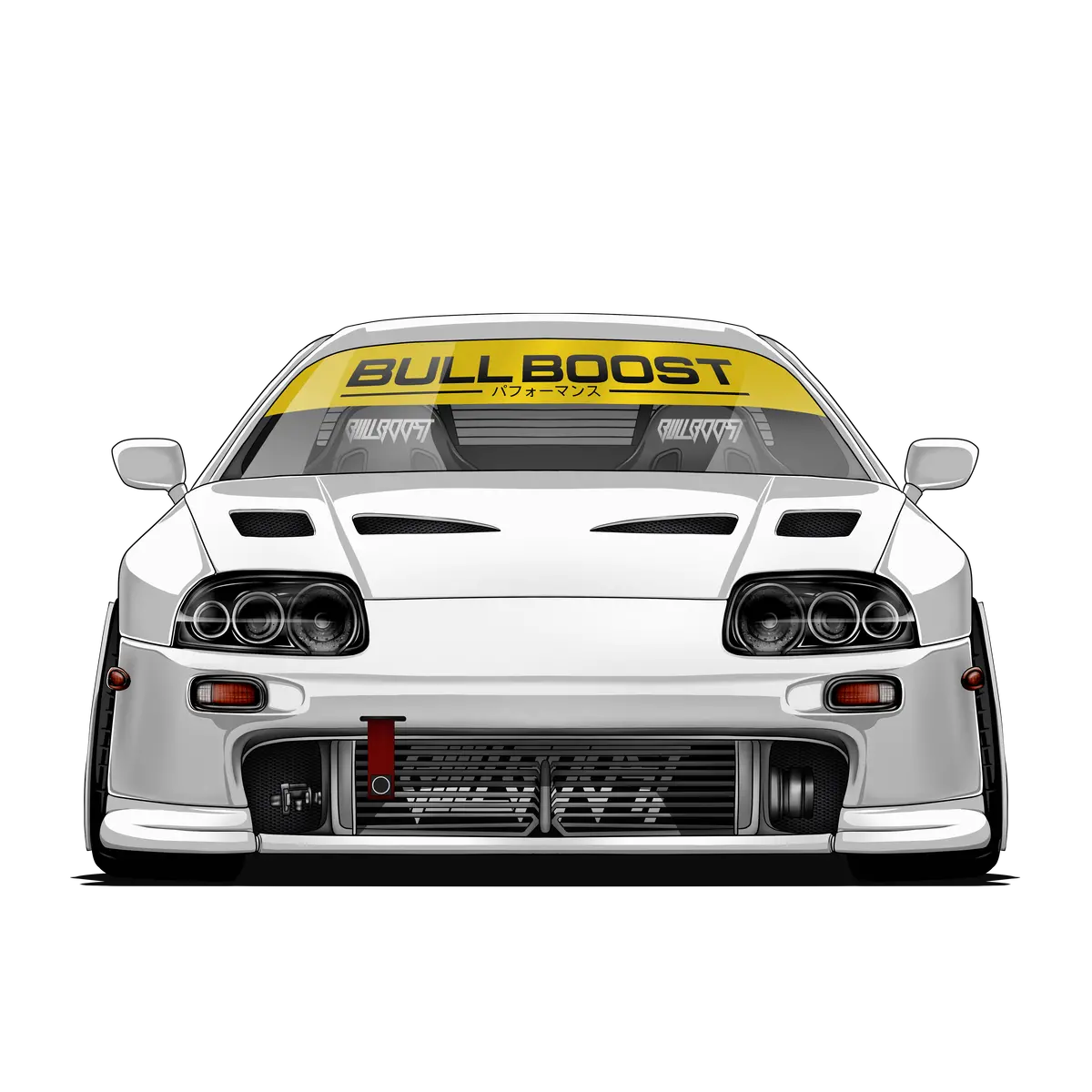Bull Boost Vinyl Window Banner | 45 Entries 1