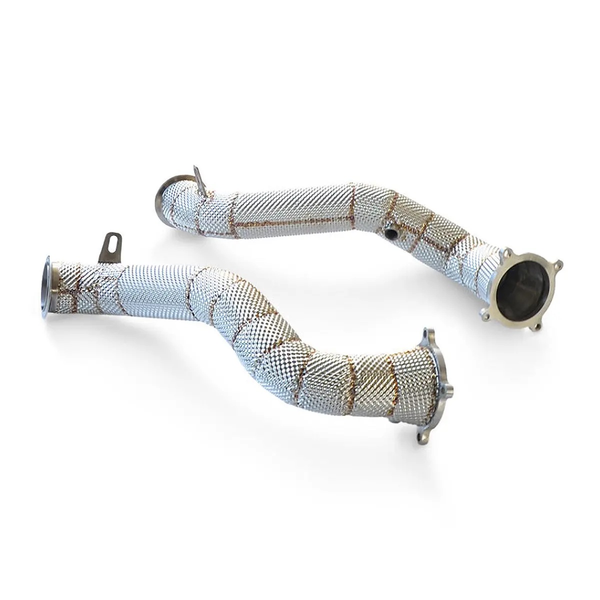 Catless Hi Flow Heat Shield Downpipes For Mclaren 720S 4.0T 1