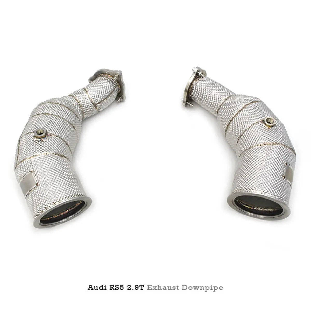 Catted High Flow 304 Stainless Exhaust Downpipe For Audi Rs5 2.9T 2