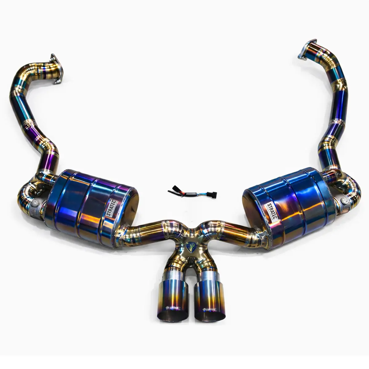Titanium Valved Catback Exhaust For Porsche Boxster Cayman 981 1