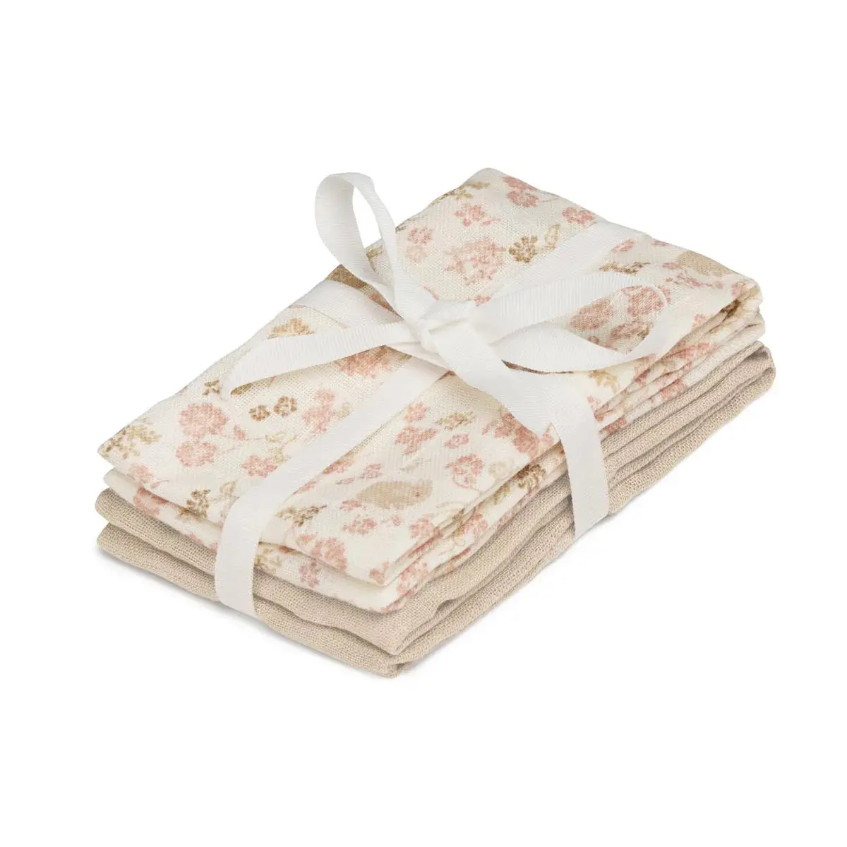 Cam Cam Copenhagen 4 Pack Muslin Wash Cloth Various Designs 4
