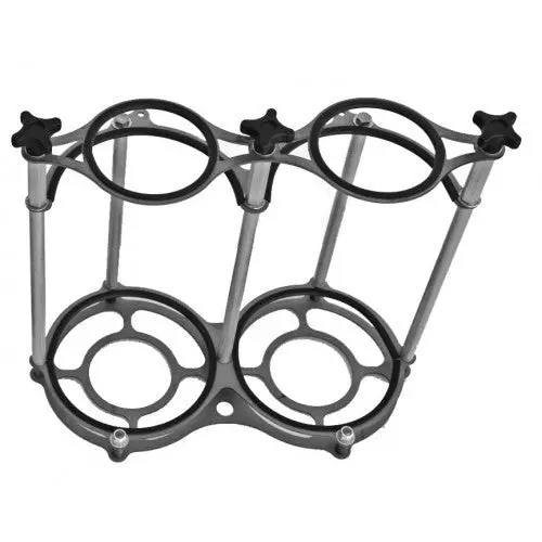 Dual Nitrous Bottle Bracket Stand-Up Style 1