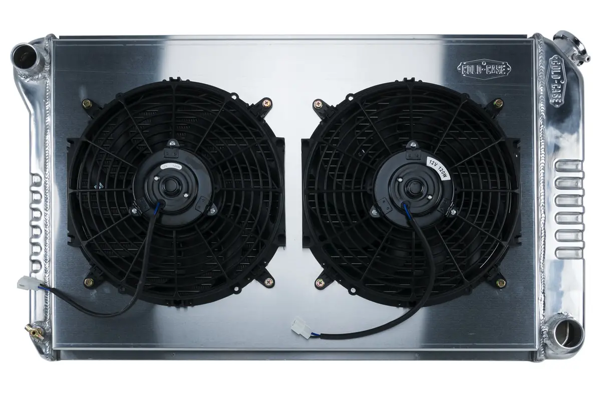 70-81 Camaro Radiator & 12In Fan Kit Mt 1