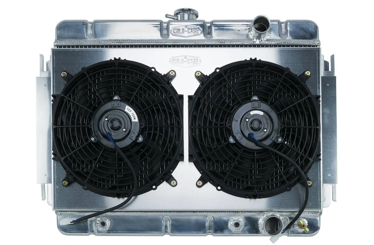Cold Case 64-65 Chevelle Radiator & Dual 12In Fan Kit At 1