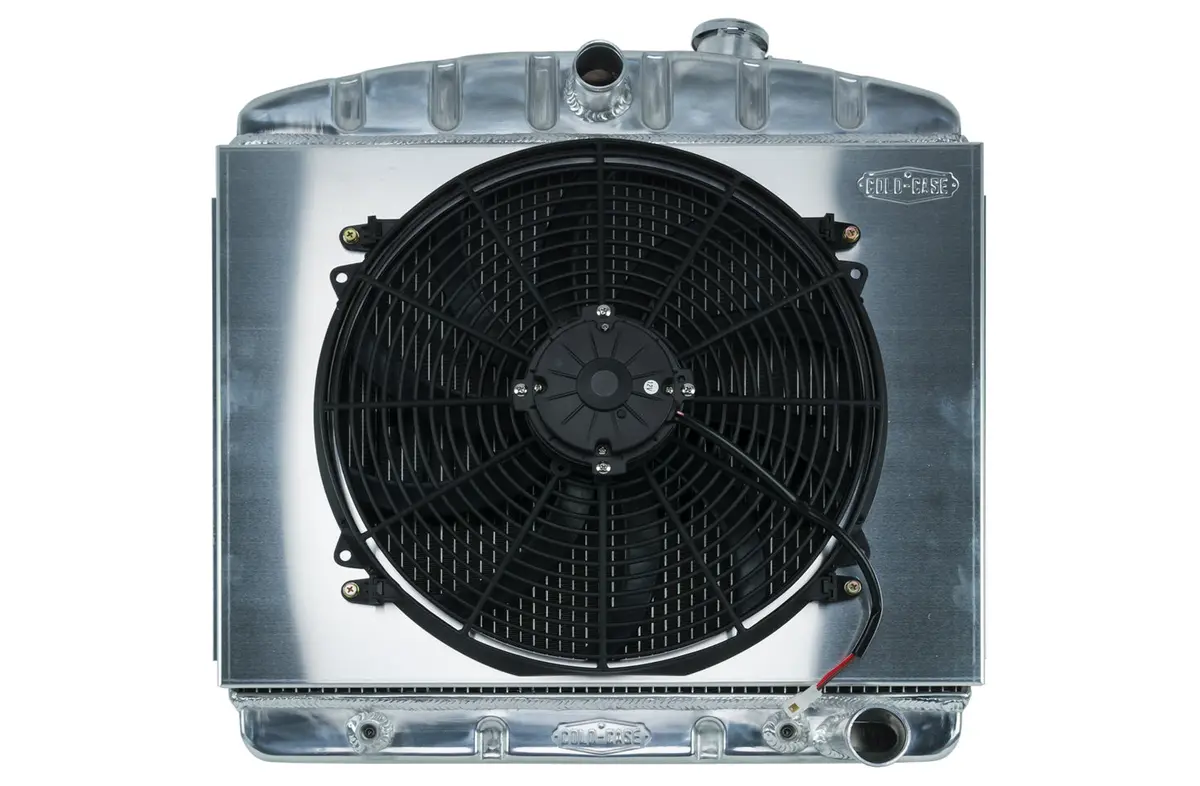 55-56 Tri-5 Chevy Radiat Or & 16In Fan Kit 6 Cyl 1