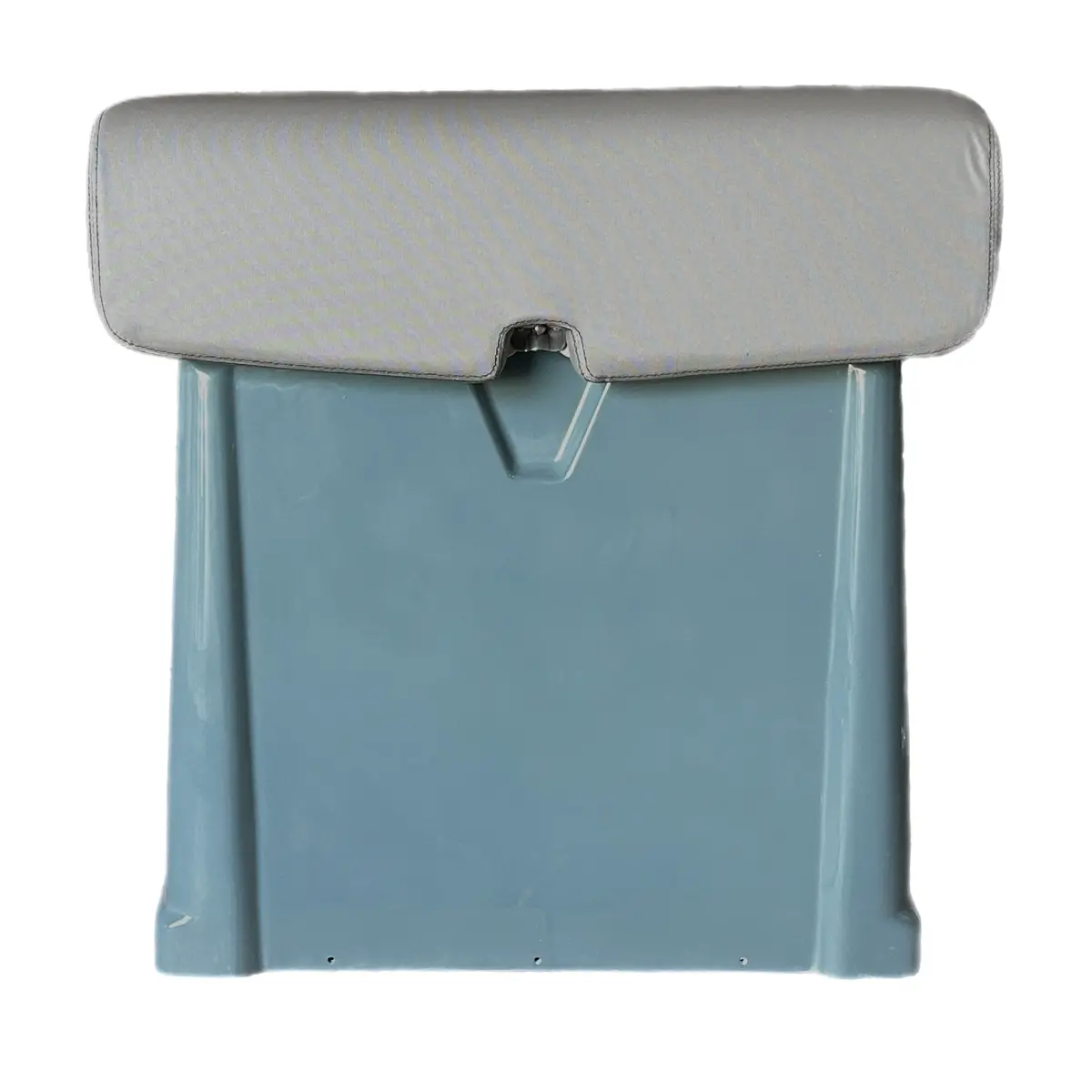 Zodiac Optima Blue Gray Fiberglass Leaning Post W/ Flip Up Cushion & Door Z61236 1