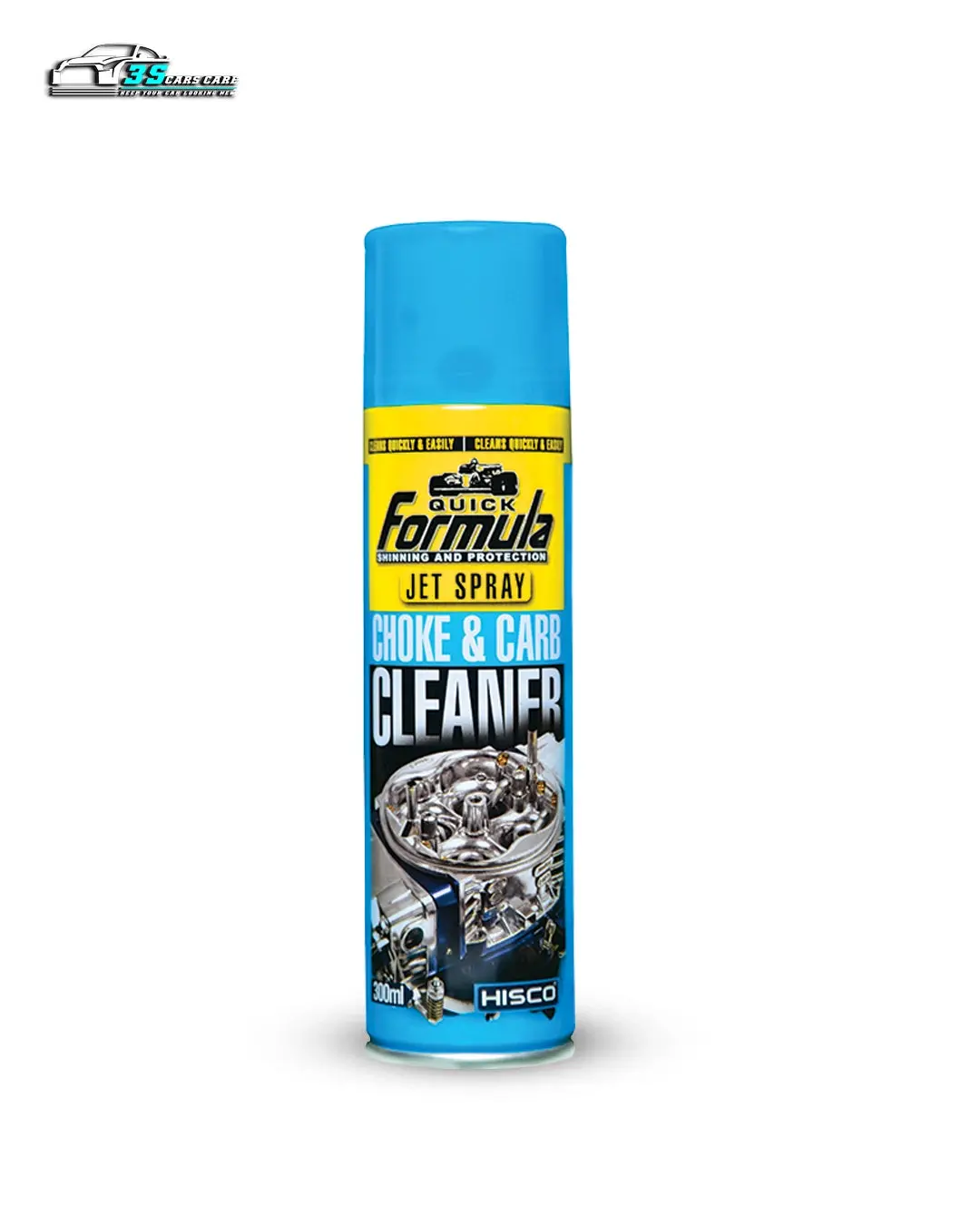 Carburetor + Choke & Parts Cleaner Spray – 300Ml | High-Performance Degreaser | Formula 1