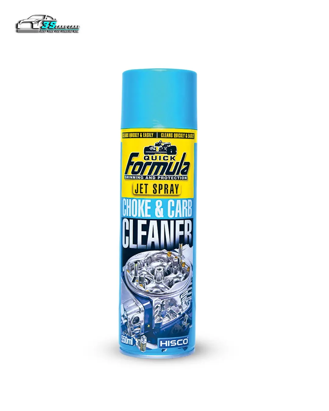 Carburetor + Choke & Parts Cleaner Spray – 550Ml | High-Performance Degreaser | Formula 1