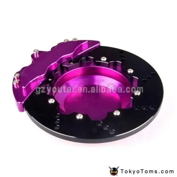 Car Brake Caliper Shape Ashtray Spinning Black Plain Cigarette 1