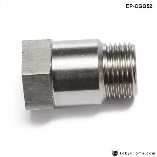 Car Exhaust Oxygen Sensor O2 Header Bung Pipe Spacer 18Mm Thread M18 X 1.5 Extender 1