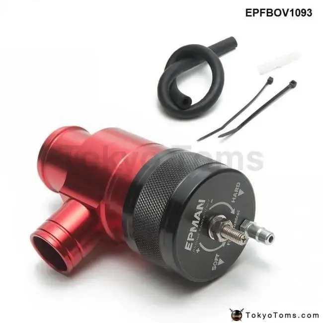 Car Racing Red & Black Intercooler Recirculation Blow Off Valve Bov Kit For Subaru Wrx 2.0L Turbo 15-17 Epfbov1093 1