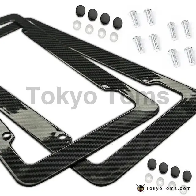 Carbon Fiber License Plates Frame 1
