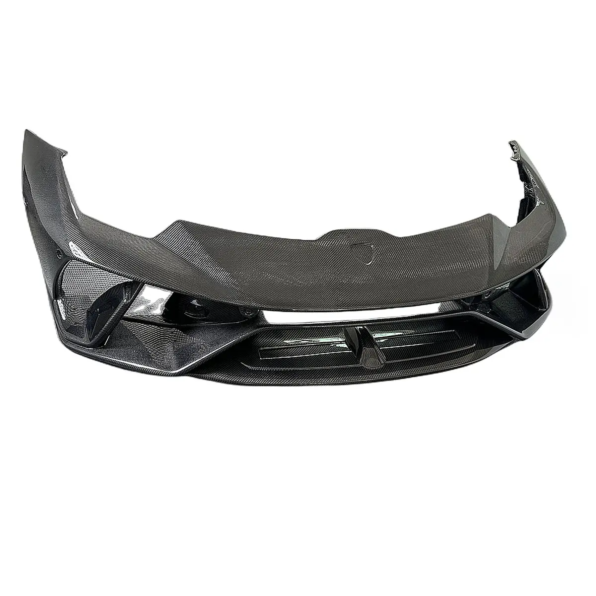 Performante Style Full Carbon Fiber Front Bumper For Lamborghini Huracan Lp580 Lp610 1
