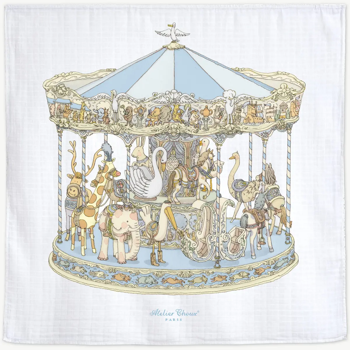 Swaddle - Carousel (Blue Limited Edition) Pre Order April 1