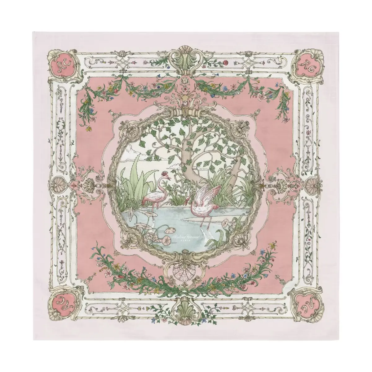 Swaddle - Tapestry Pink On Pink 1