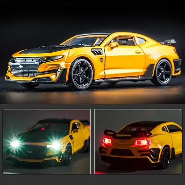 Chevrolet Camaro Alloy Model Car 1:32 -  Pull Back With Pedestal 1