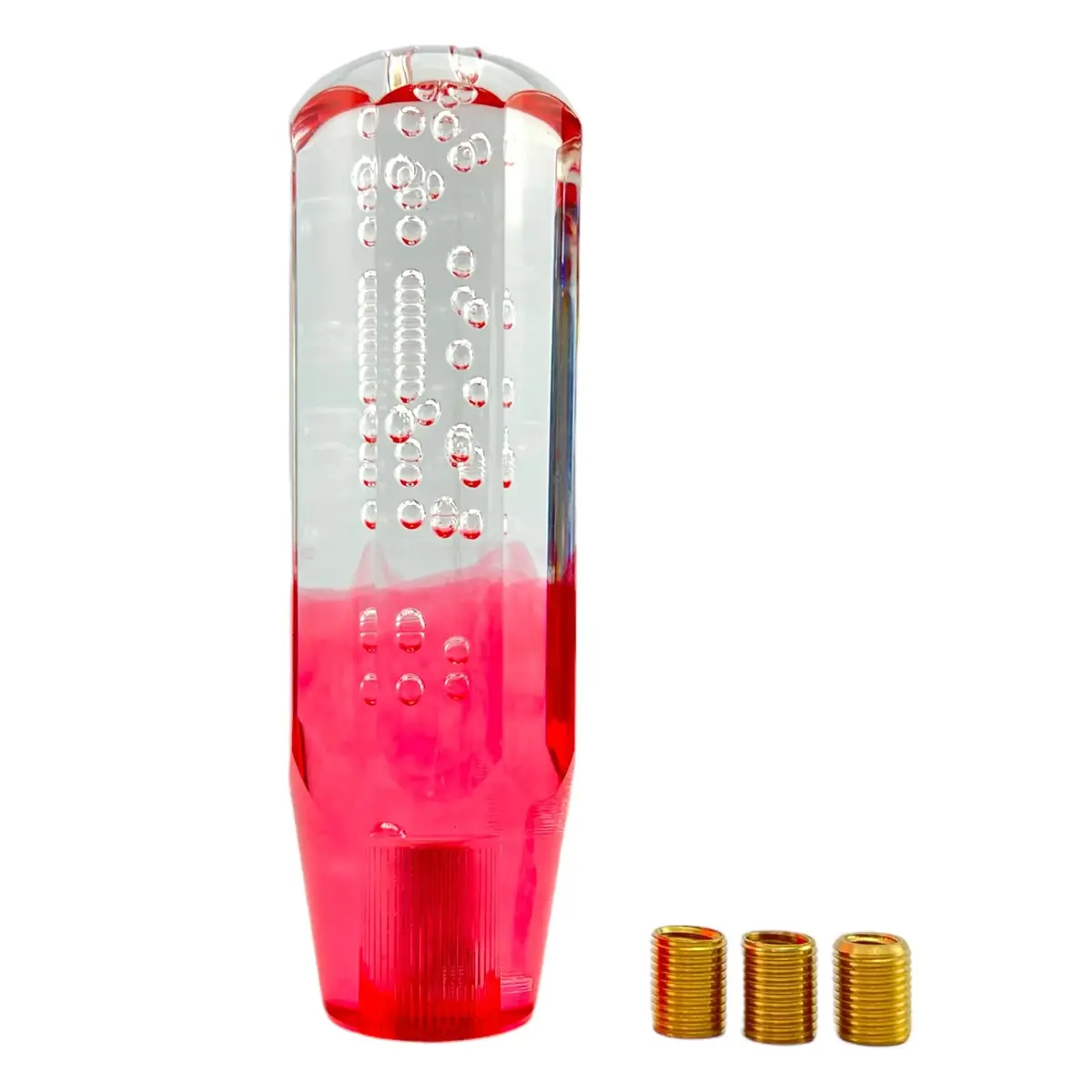 15Cm Bubble Gear Knob Pink/Clear 1
