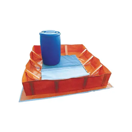 Collapsible Orange Pvc Bund Range - 900Gsm Thickness 1