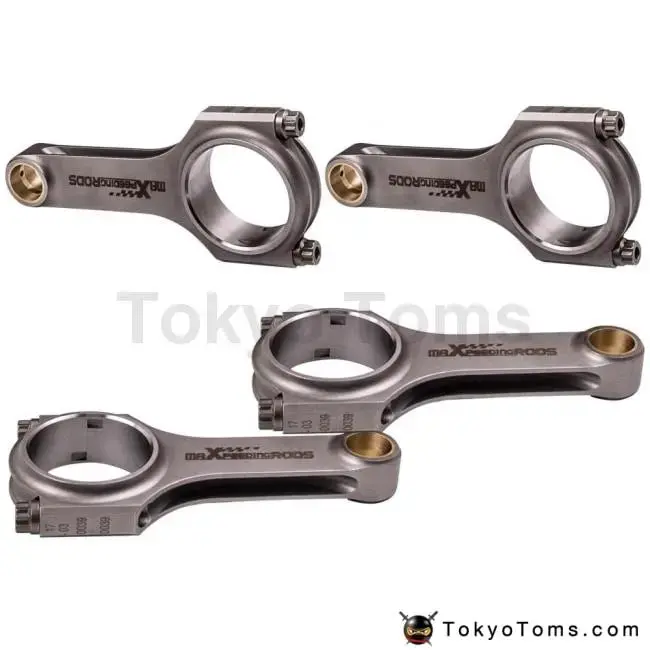 Connecting Rod 4340 Rods For Mitsubishi Lancer 2.0 Evo 1 2 3 4G63 Early Model Conrod 4340 En24 Floating 800Bhp Balanced Crank 1