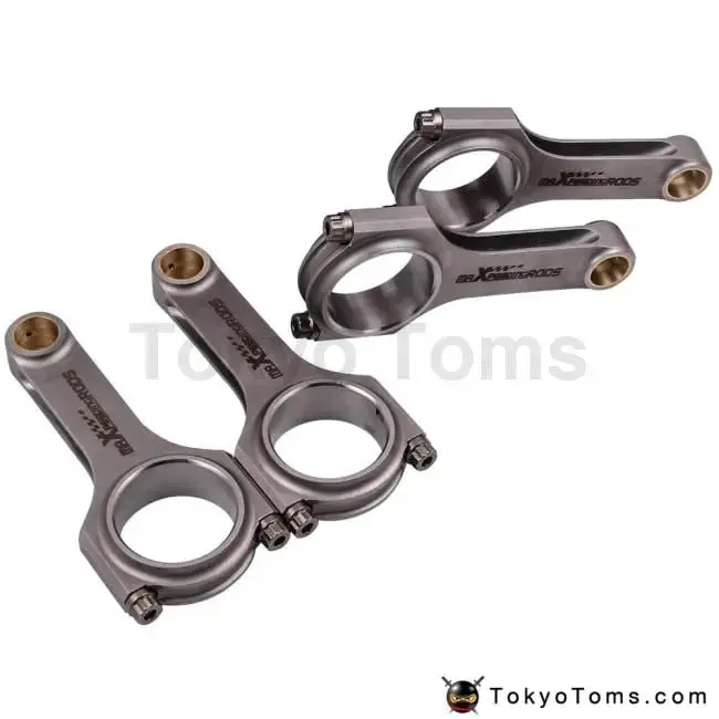 Connecting Rod Rods Fit Alfa Romeo 145 147 156 166 1.8L 2.0L 2.0 Twin Spark Tuv 145Mm Balanced Crank Shot Peen Floating H Beam 1