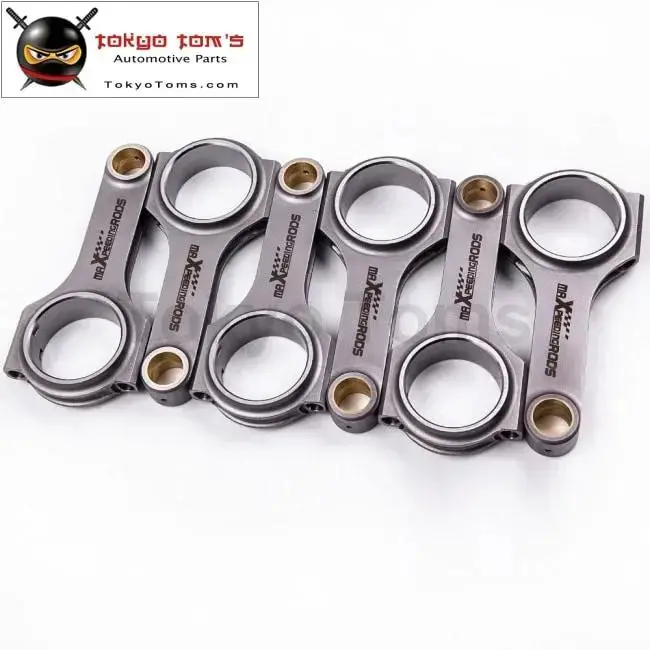 Connecting Rod For Audi A4 A6 Rs4 Quattro 2.7T Conrod Rods Bielle Arp 2000 Bolt 154Mm 6 Cyl Bielle Tuv Pleuel Floating Racing 1