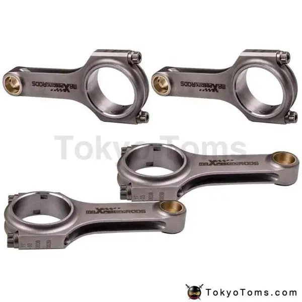 Connecting Rods Conrods For Honda Accord Prelude H22 Dohc Bielas Cojinete Balanced Floating Crankshaft Piston Crank 4340 En24 1
