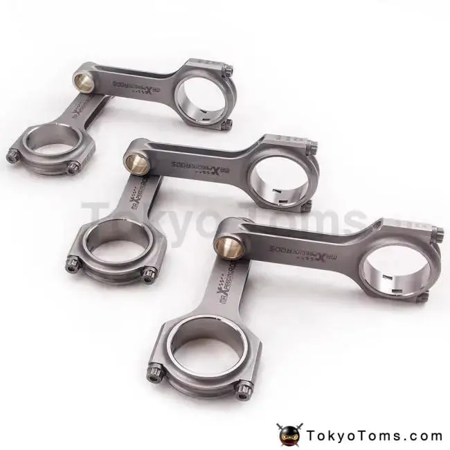 Connecting Rods For Datsun 240Z Nissan L24 Skyline Laurel Cedric Conrod Arp Bolt Balanced Floating Shot Peen Crankshaft Piston 1