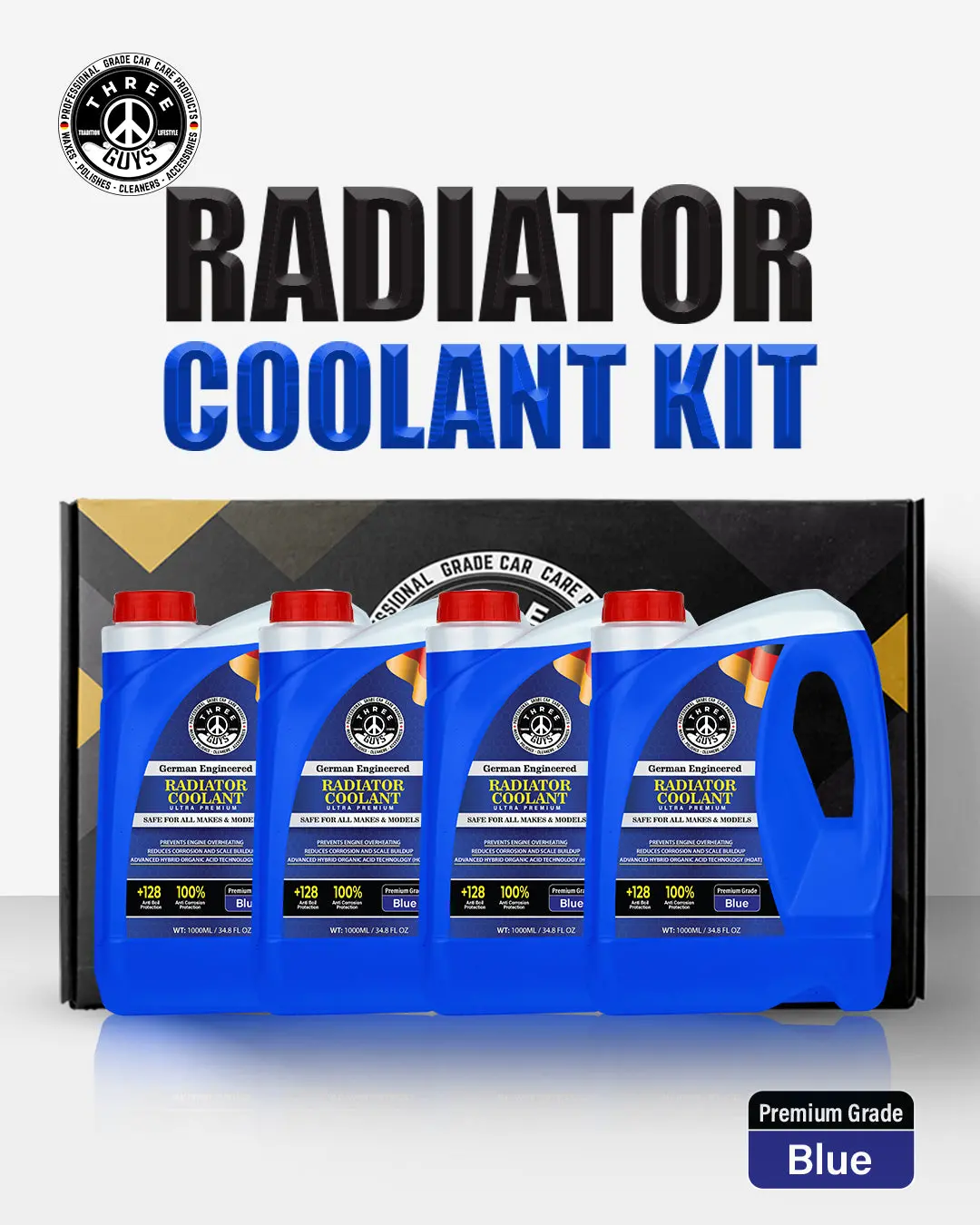 Radiator Coolant Kit – Ultra Premium Grade – Three Guys 1