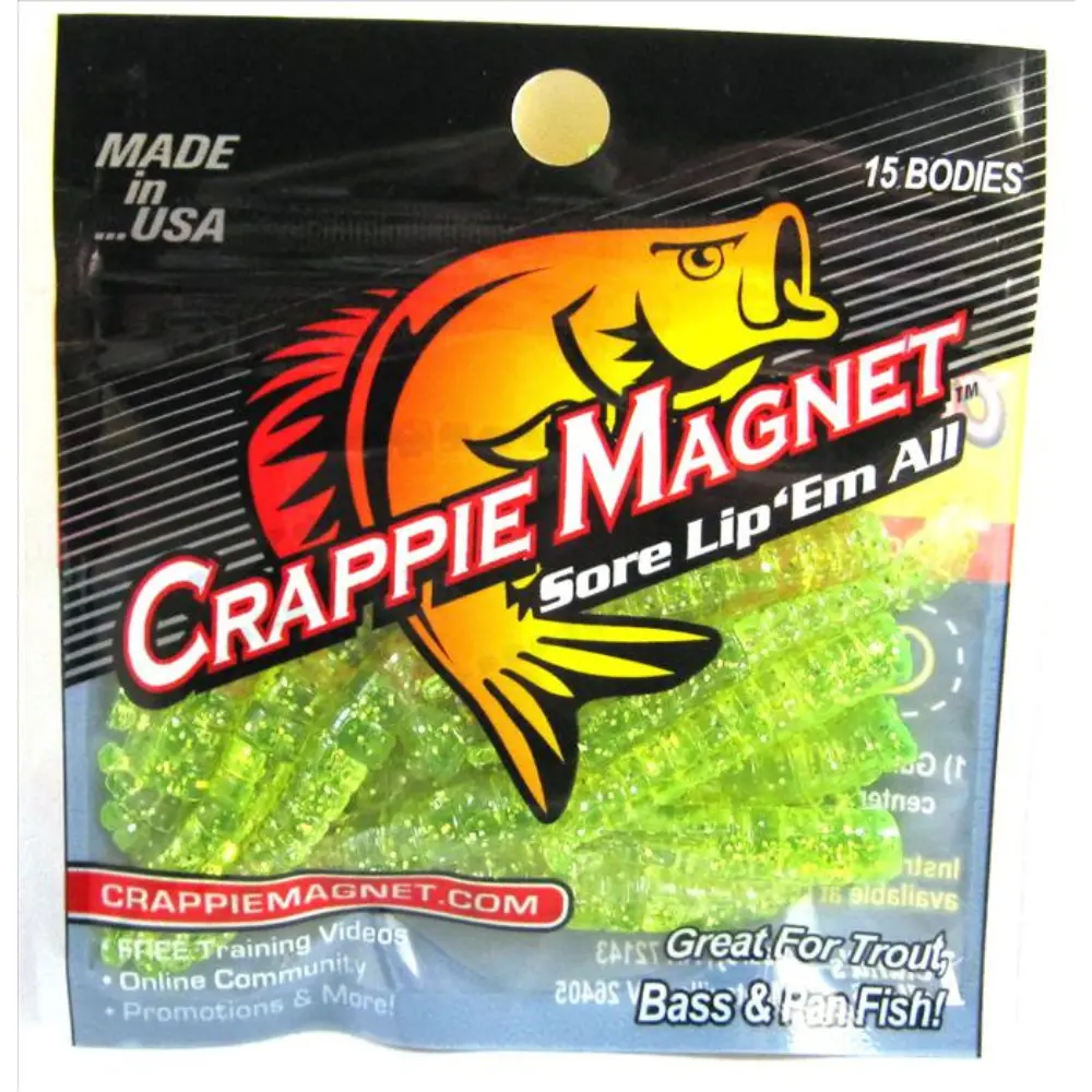 Leland's Lures Crappie Magnet 15 Pc. Body Packs 1