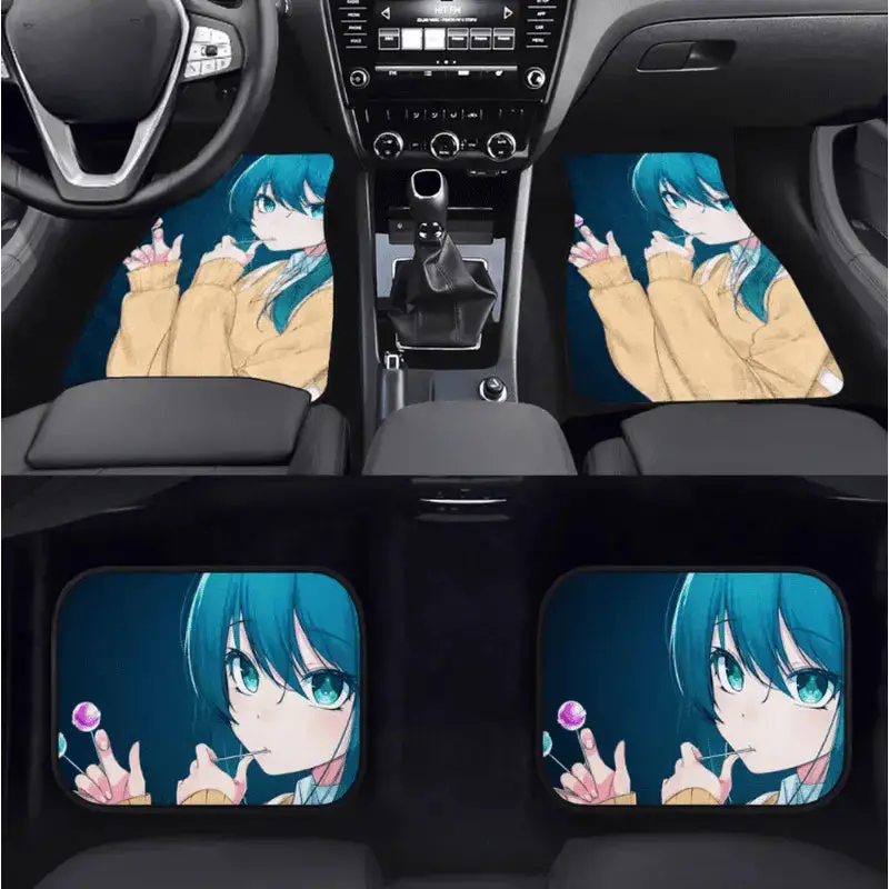 Custom Anime Kawii Lollipop Floor Mats 1