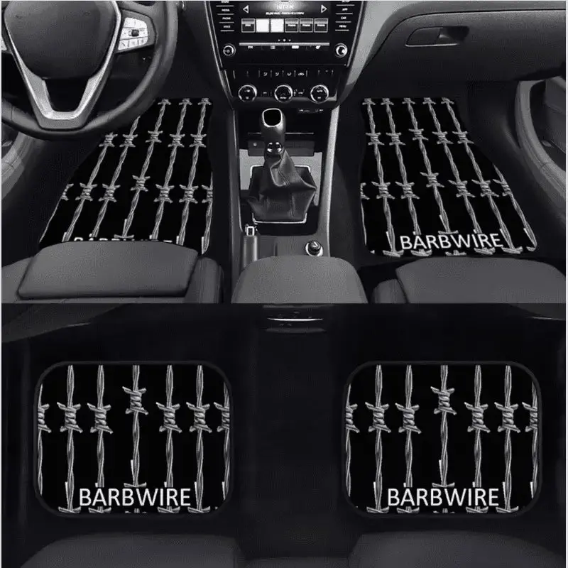 Custom Barbwire Floor Mats 1