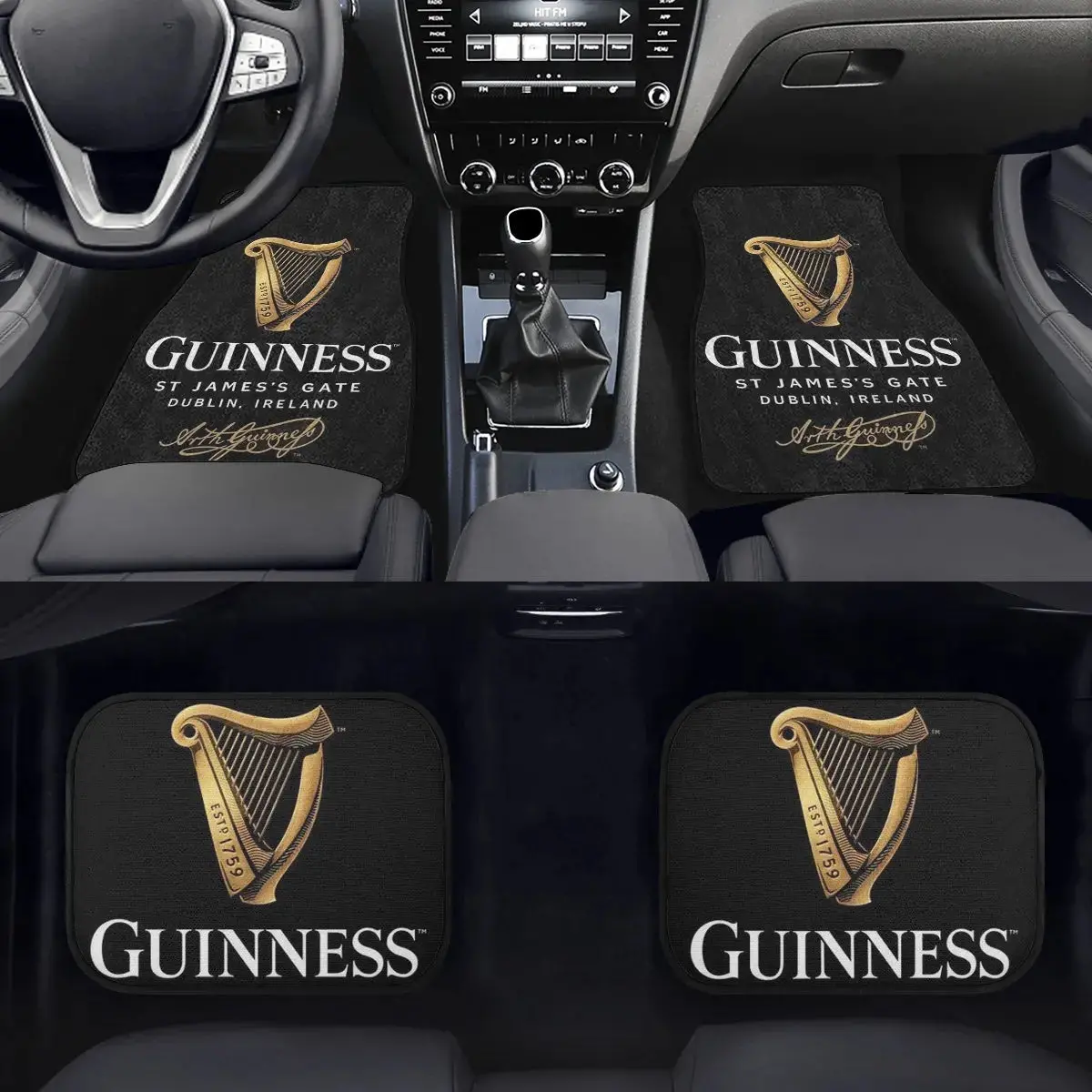 Custom Guinnes Floor Mats 1