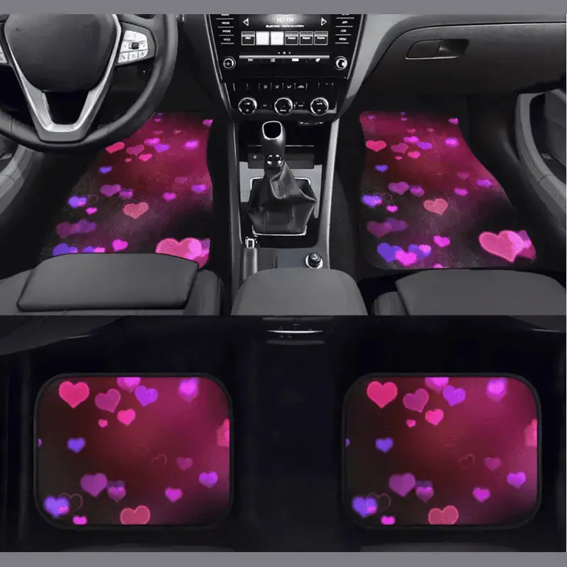 Custom Hearts Floor Mats 1
