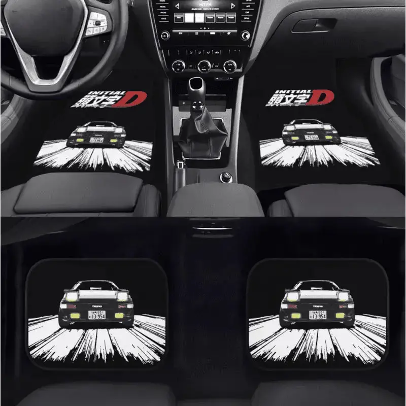 Custom Initial Ae86 Floor Mats 1