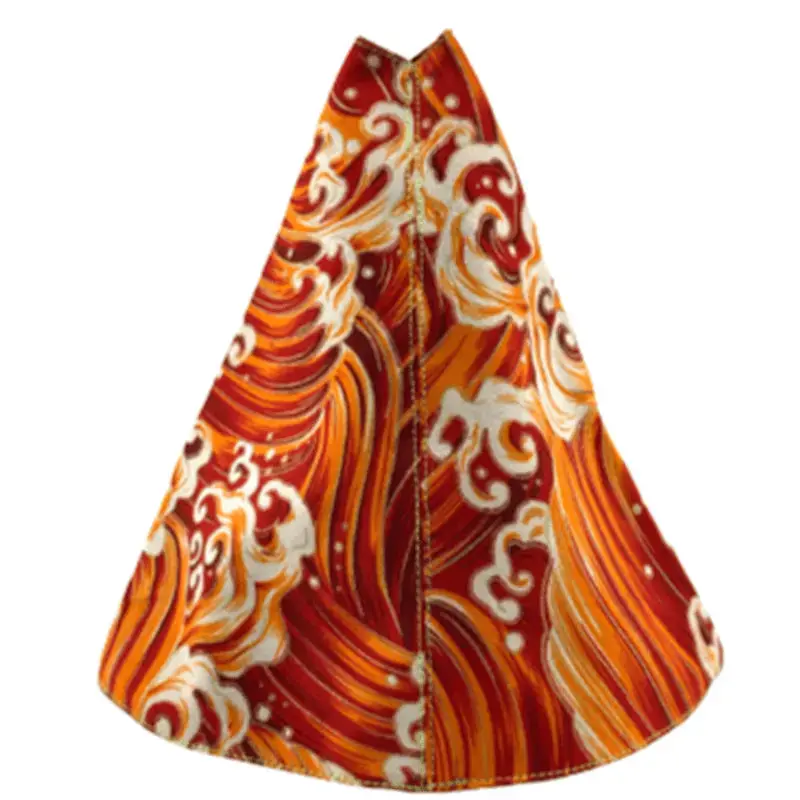Custom Orange Red Wave Gear Shift Boot Cover 1