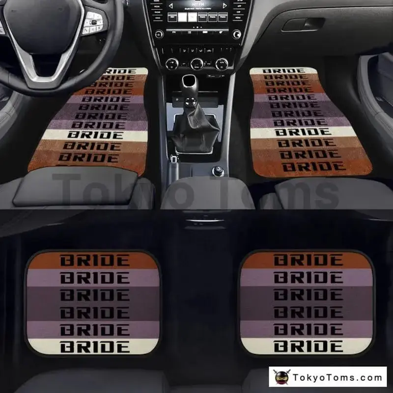 Custom Universal Bride Style Floor Mats Brown 1