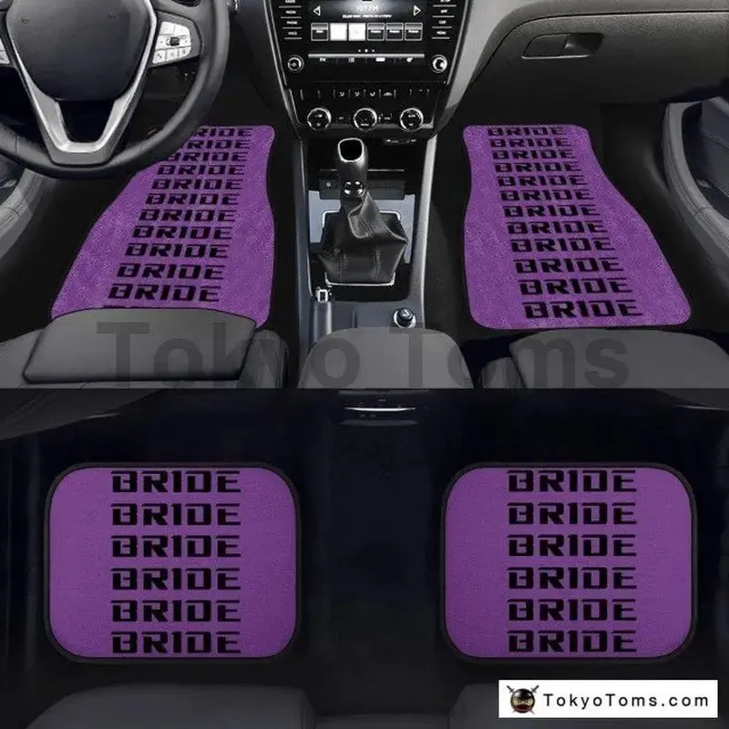 Custom Universal Bride Style Floor Mats Purple 1