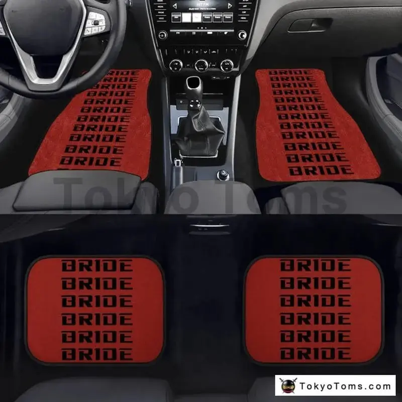 Custom Universal Bride Style Floor Mats Red 1