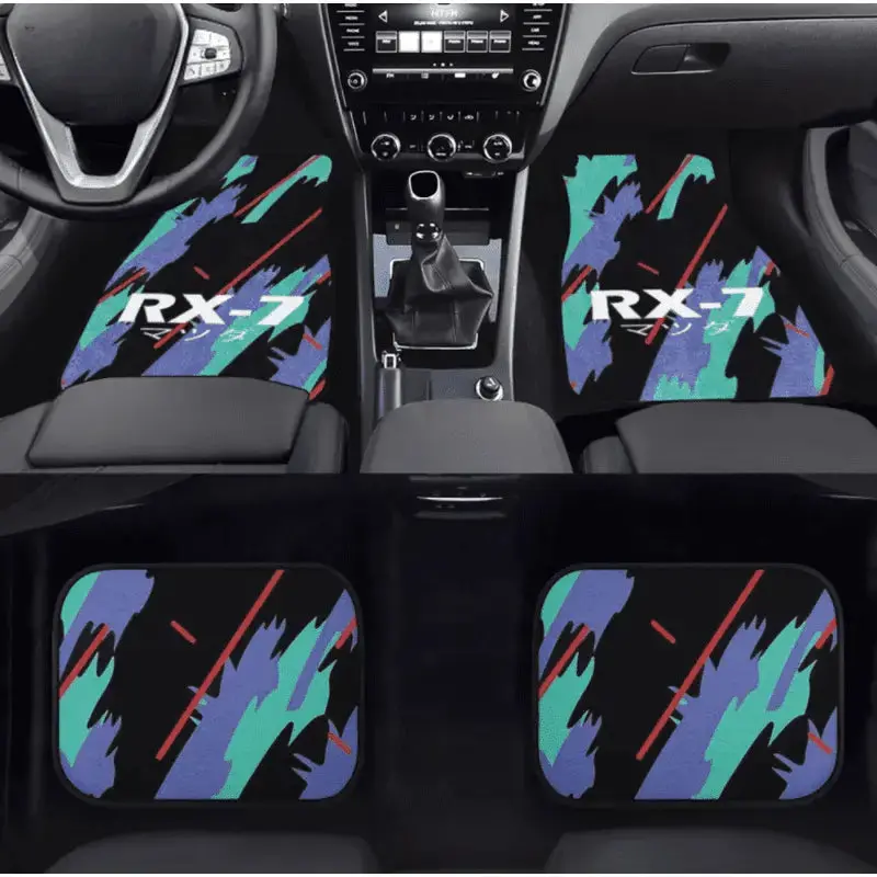 Custom Universal Rx7  Floor Mats Pair 1