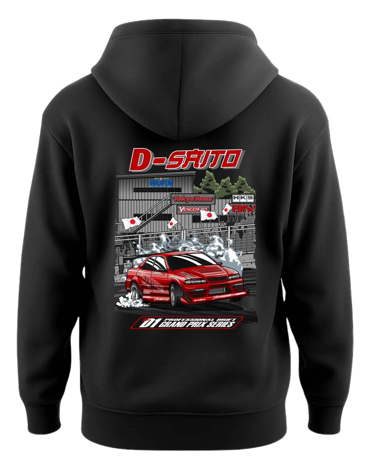 D-Saito Drift D1 Grand Prix Series Hoodie 1
