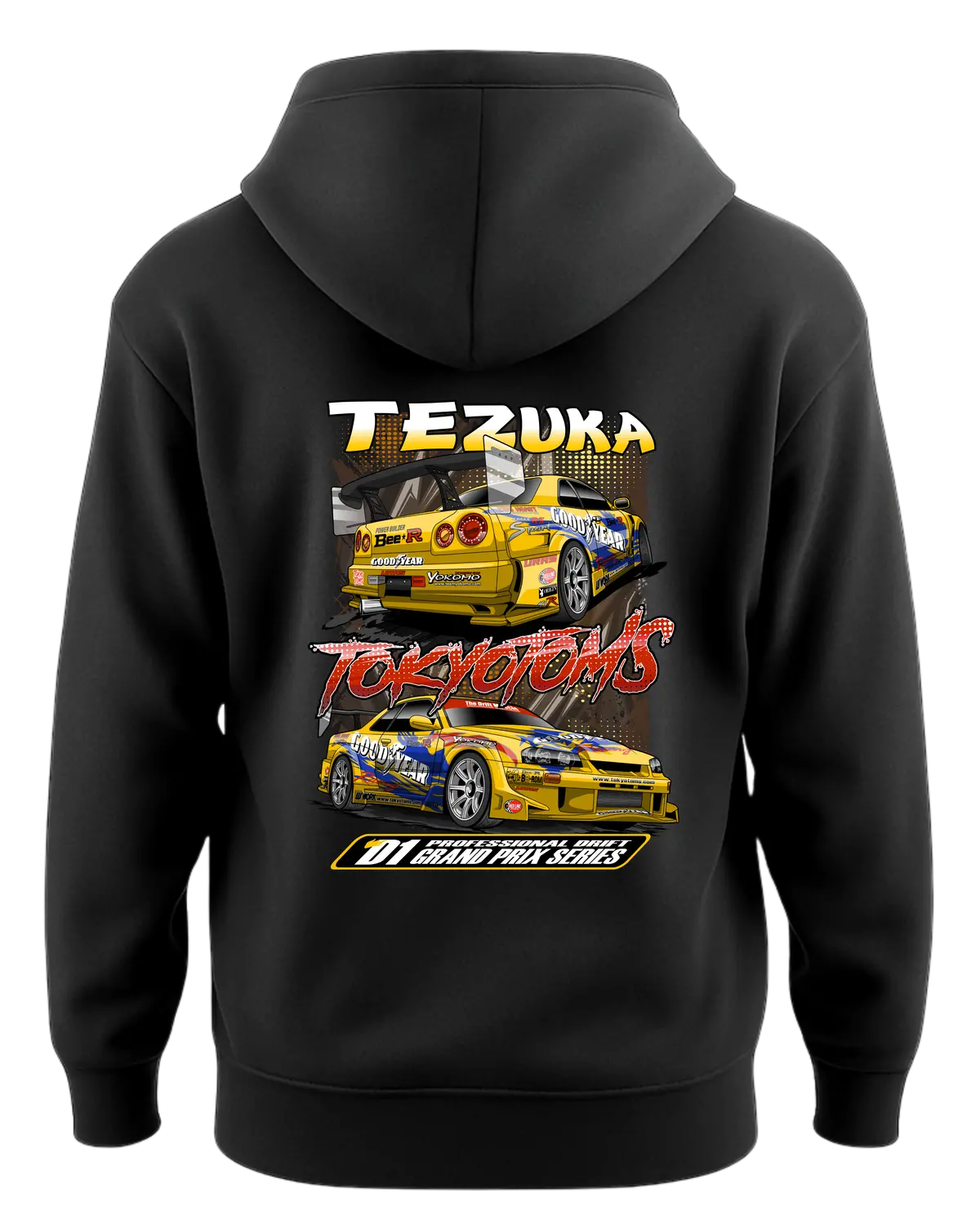 Nissan R34 Skyline Tezuka D1 Grand Prix Hoodie 1