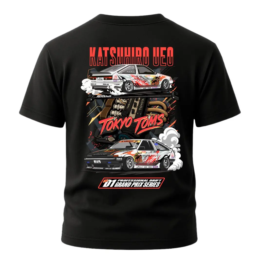 Katsuhiro Ueo D1 Gp Ae86 T-Shirt 1