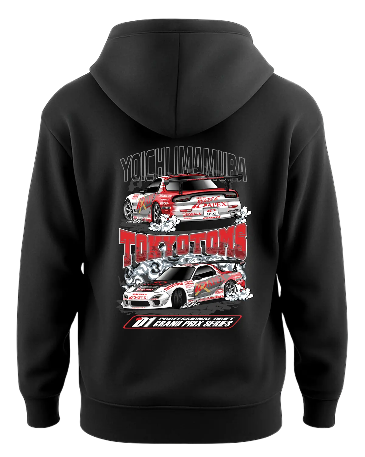 Yoichi Imamura Rx-7 Drift D1 Grand Prix Series Hoodie 1