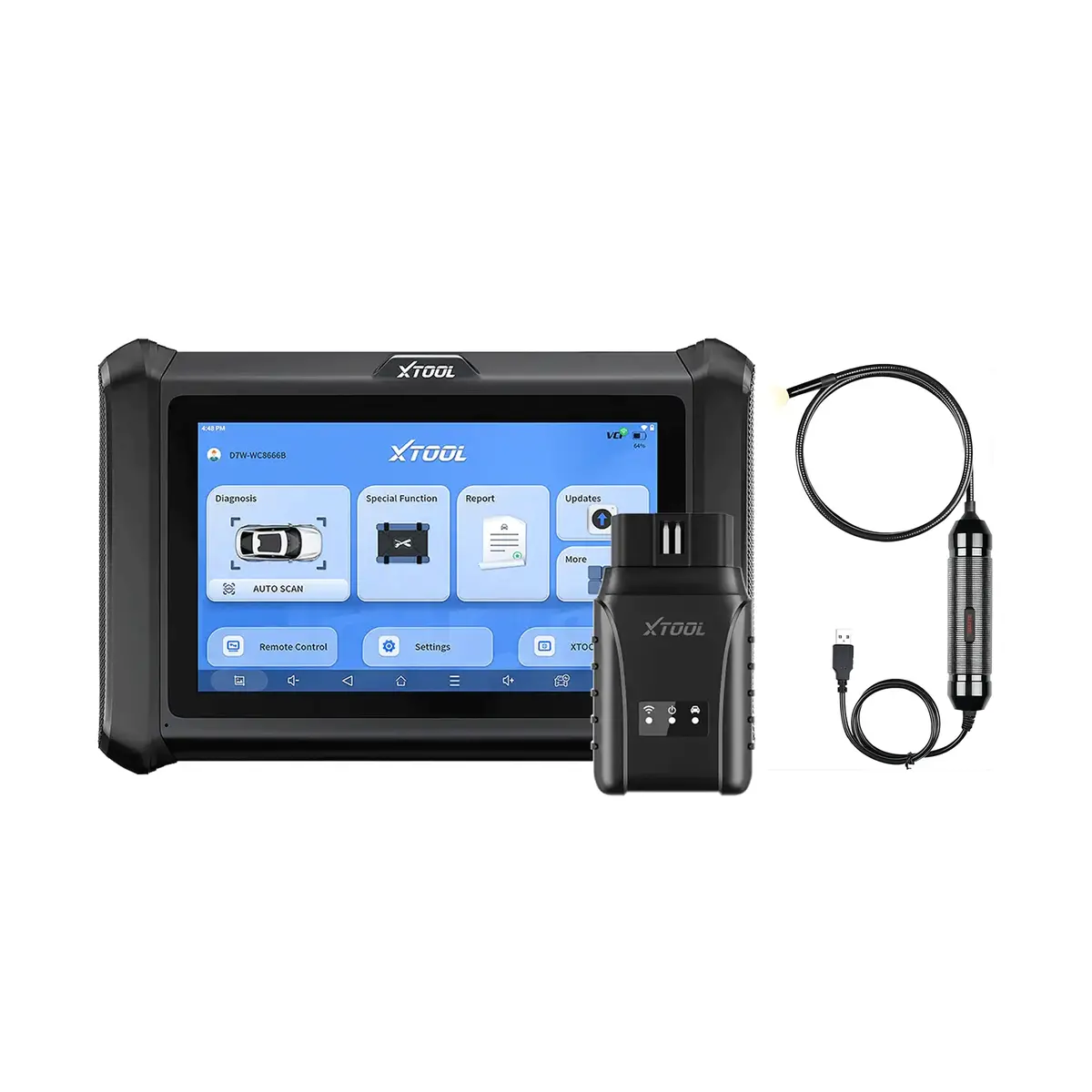 Xtool D7w Smart Diagnostic Tool, Key Coding, Odometercorrection,  3-Year Free Update--Free Of Autel Maxivideo Mv105s Digital Inspection Camera 1