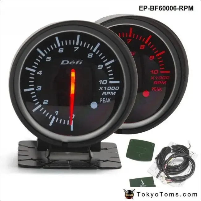 Defi Bf Style 60Mm Led Tachometer Gauge 1
