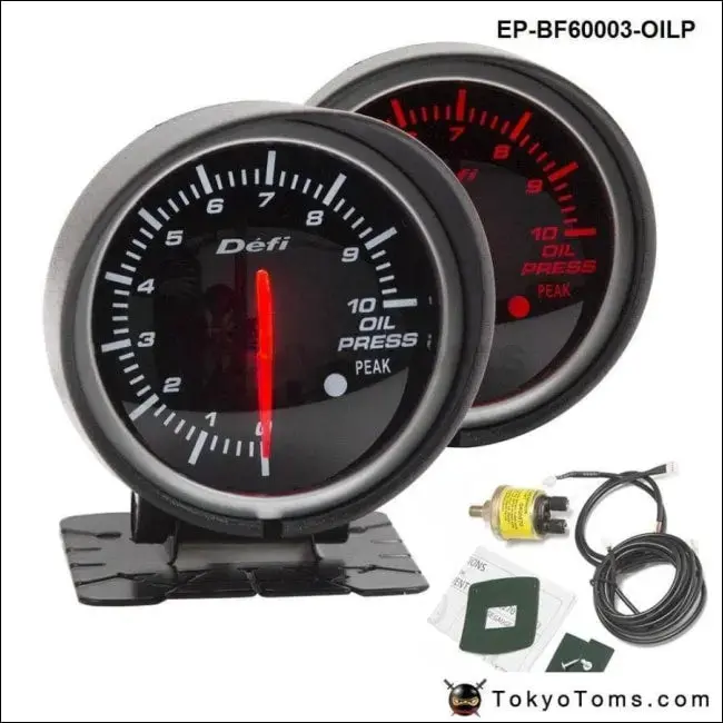 Defi Bf Style 60Mm  Oil Pressure Gauge 1