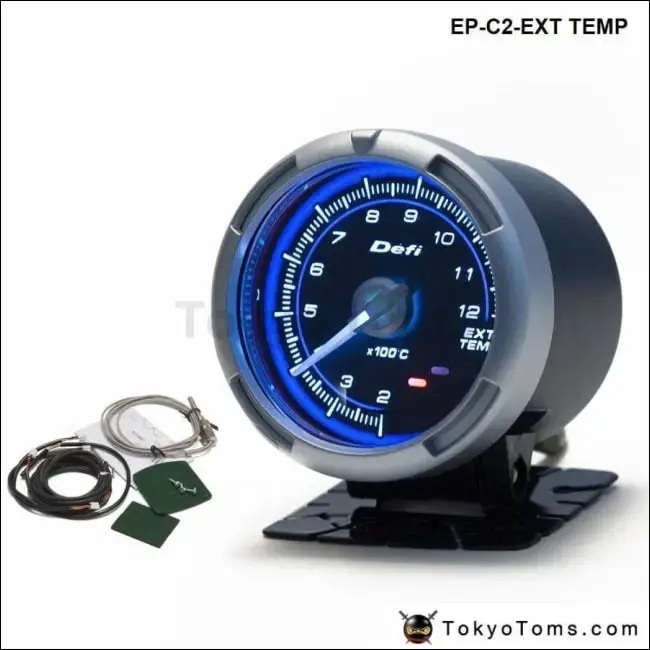 Defi Link Style Meter Advance C2 Exhaust Temperature Gauge Blue 1